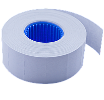 Цінник (26*16мм *12м,1000шт,  прямокутний внутрішня намотка білий)