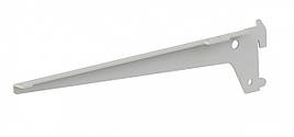 Кронштейн одинарний (270 мм) для ДСП/скла/дерева (комплект 2 шт) білий ТМ "KOLCHUGA" (Кольчуга) (60829071)