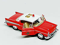 Машинка Kinsmart "Chevrolet bel air (fire chief)" красная KT5325W-1