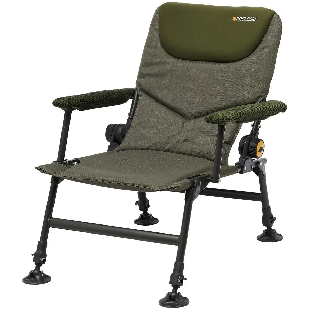 Крісло рибальське регульоване водонепроникне складне Prologic Inspire Lite-Pro Recliner Chair With Armrests