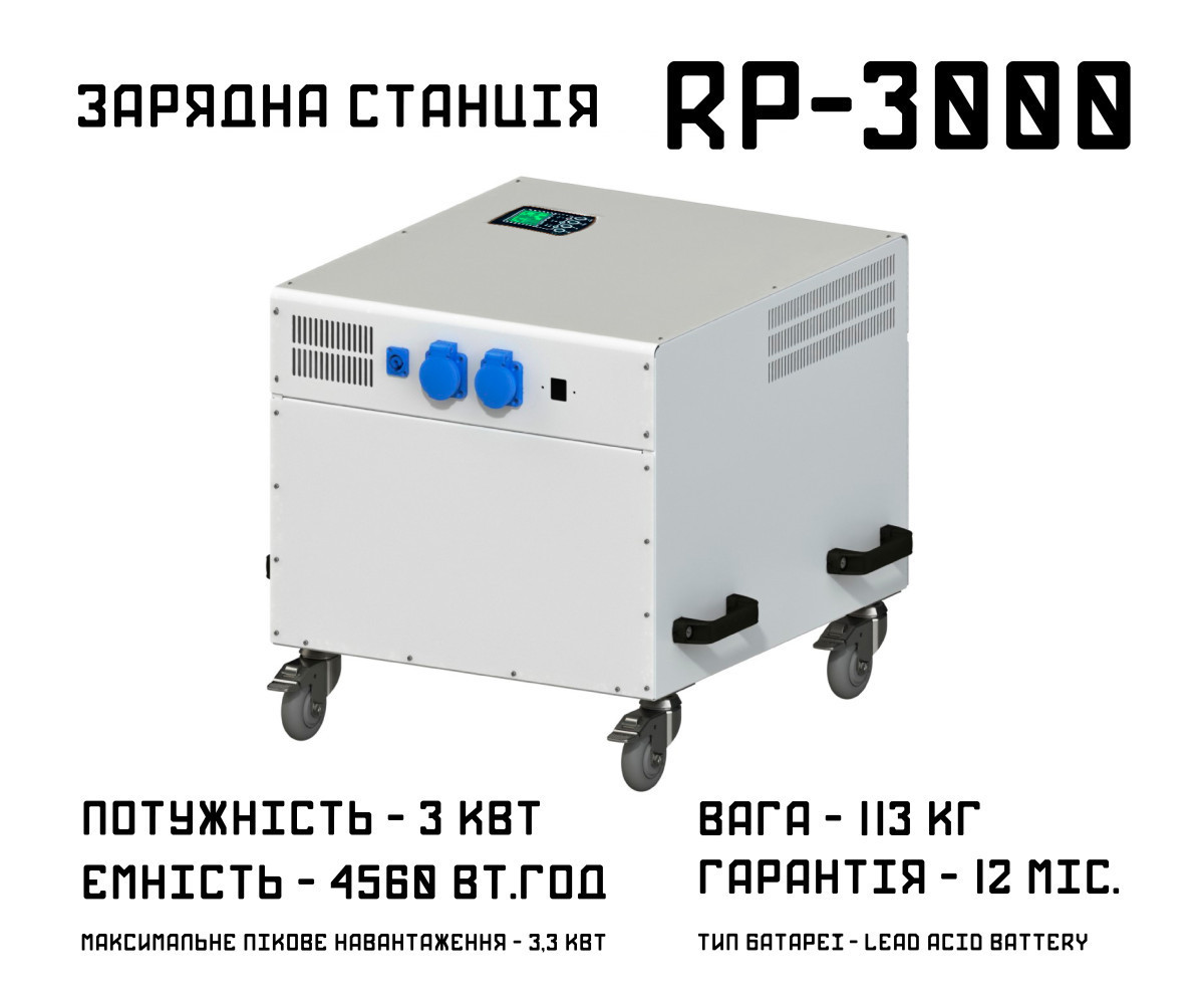 Зарядна станція RP-3000 (3 КВт)