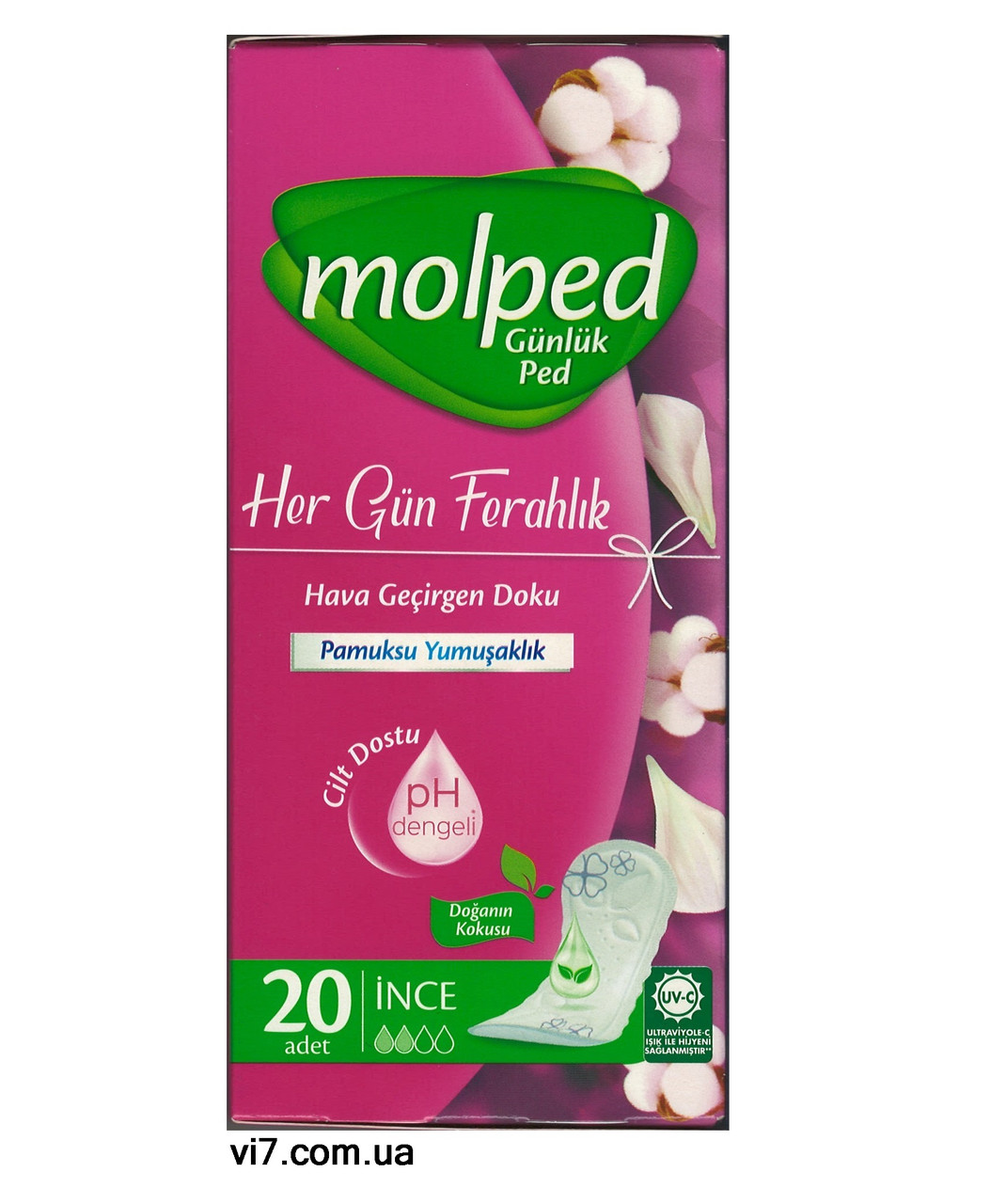 Прокладки щоденні Molped Daily 20 шт Fresh Deo