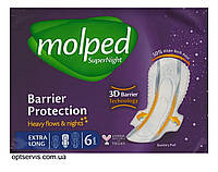 Гигиенические прокладки Molped Super Extra long Night 6 капель 6 шт