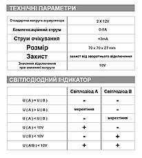 Вирівнювач заряду для СВИНЦЕВО-КИСЛОТНИХ акумуляторів НА01, фото 6