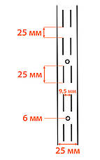 Кронштейн одинарний (170 мм) для ДСП/скла/дерева (комплект 2 шт) чорний ТМ "KOLCHUGA" (Кольчуга), фото 3