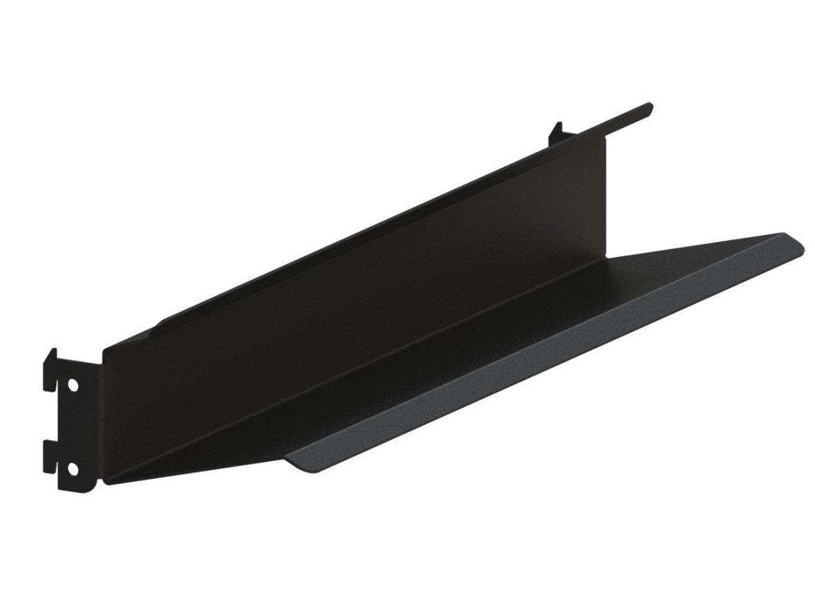 Полиця для взуття MAXI COM (906х140х90мм) BLACK Edition чорна ТМ "KOLCHUGA" (Кольчуга) (40529390)