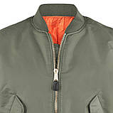 Куртка бомбер Mil-Tec ma-1 flyers basic ОЛИВКОВА 10402001.solve, фото 3