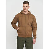 Реглан з капюшоном на блискавці Mil-Tec Tactical hoodie Койот 11472019.solve, фото 7