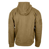 Реглан з капюшоном на блискавці Mil-Tec Tactical hoodie Койот 11472019.solve, фото 10