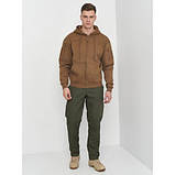 Реглан з капюшоном на блискавці Mil-Tec Tactical hoodie Койот 11472019.solve, фото 11