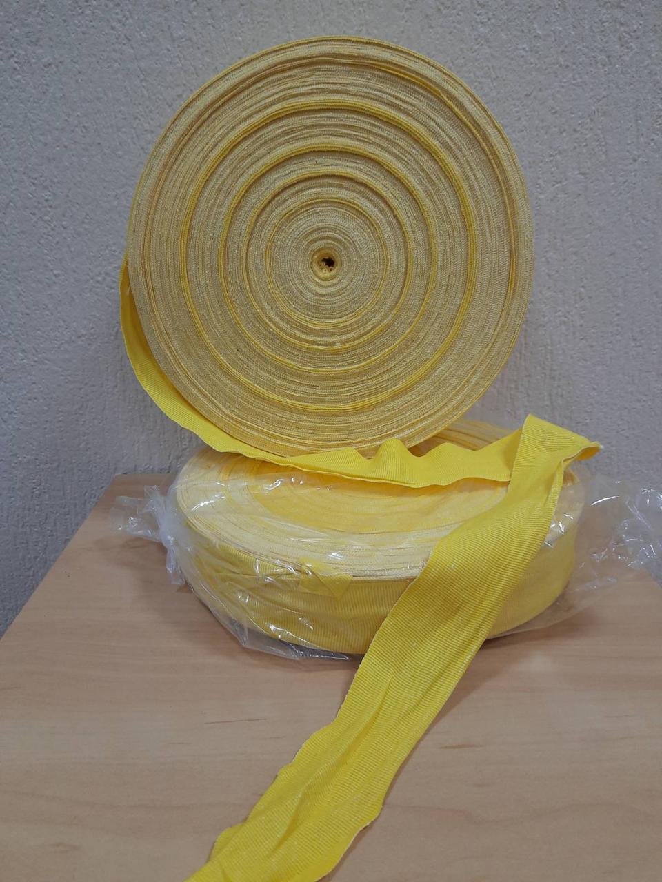 Бинтова стрічка для боксу 100 метрів PowerPlay Жовта