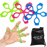 Набір еспандерів для пальців і пензлі 4FIZJO 1-4 кг 3 шт 4FJ0255