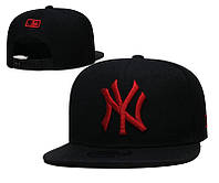 Кепка снепбэк New York Yankees snapback черная с красным