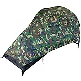 Намет одномісний Mil-Tec recom woodland 14201020.solve, фото 4