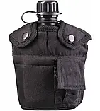Фляга з підсклянником та чохлом Mil-tec чорна -14506002.solve, фото 3