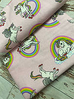 Фланелева тканина єдинороги, Відріз 1,40 м на 2,40 )