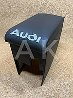 Подлокотник АУДИ AUDI A6 C4 черный с логотипом ТЮНИНГ