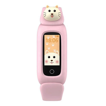 Дитячий смарт браслет трекер HAVIT HV-M81 IP68 Pink
