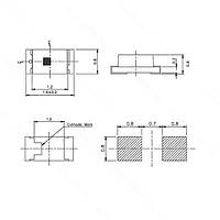 Светодиод, SMD 0805, зеленый