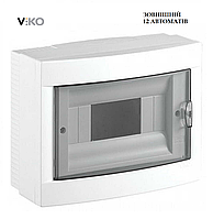 Щит распределительный Viko на 12 автоматов наружный