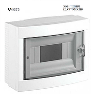 Щит розподільний Viko на 12 автоматів зовнішній
