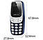 Міні мобільний маленький телефон L8 Star BM10 (2Sim) типу Nokia, фото 7