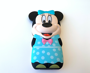 Міні Мобільний Телефон Mickey Mouse (Мікі Маус) BLUE (Power Bank вбудований)