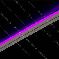 Стрічка світлодіодний неон 2835 120led фіолетовий 12V