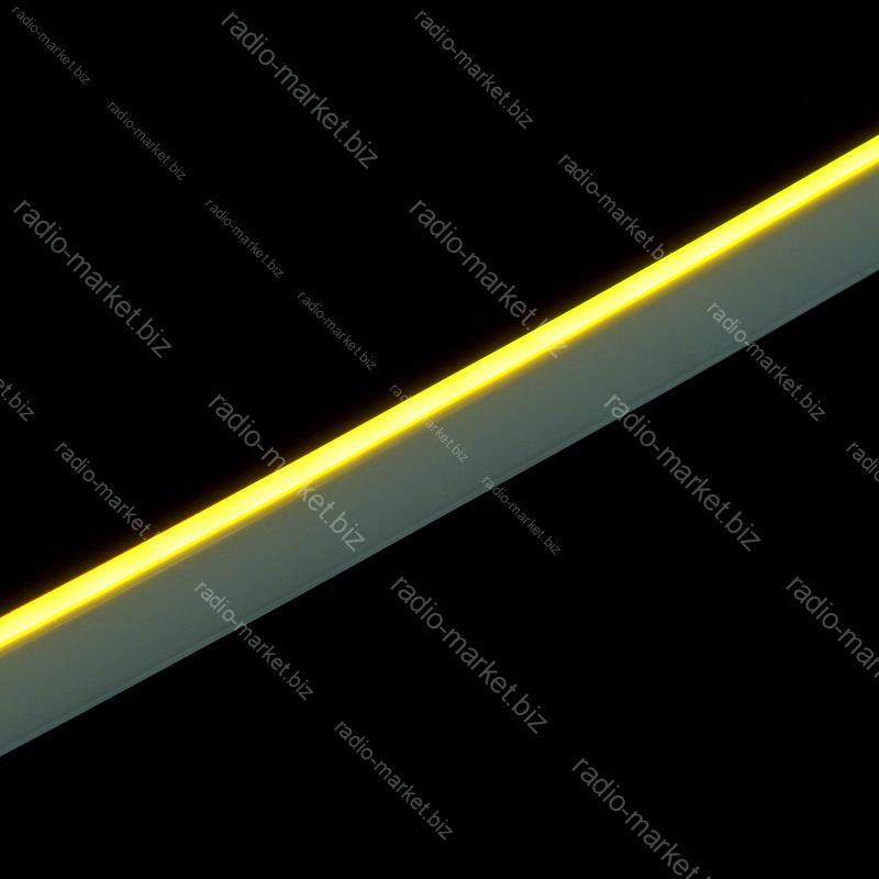 Стрічка світлодіодний неон 2835 120led лимонно-жовтий 12V
