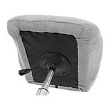 Крісло Бінго – комплектація Хром – механізм Піастра – оббивка Сірий, фото 5