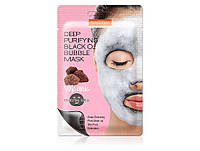 Глубоко очищющая кислородная маска вулканическая маска для лица PUREDERM Deep purifying black Q2 bubble mask