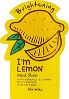 Осветвляющая тканевая маска для лица с лимоном Tony Moly real mask sheet Lemon, 21 мл. 831
