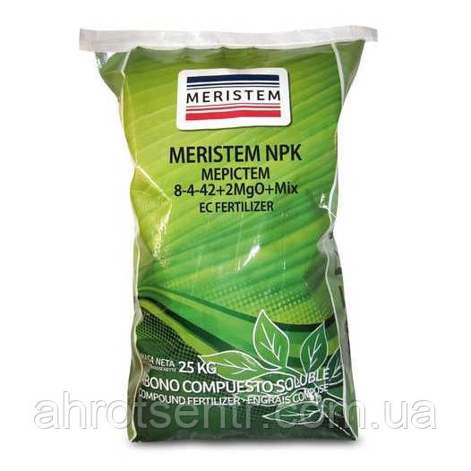 Добриво Мерістем Meristem NPK 8-4-42+2MgO+Mix 25 кг Іспанія