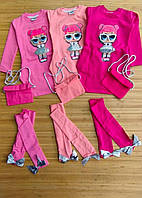 Туника детская с сумочкой и гетрами ЛОЛ для девочки 3-7 лет,цвет уточняйте при заказе