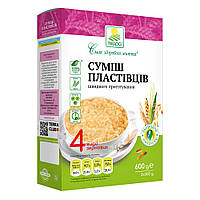 Суміш пластівців 4 видів зернових швидкого приготування 2*0,3 кг