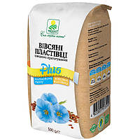 Пластівці вівсяні ш.п.+клітковина льону і вівсяні висівки 0,5 кг
