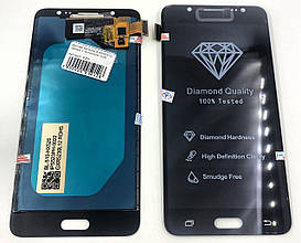 Дисплей для мобільного телефону Samsung J5 2016/J510, чорний, з тачскріном, Incell