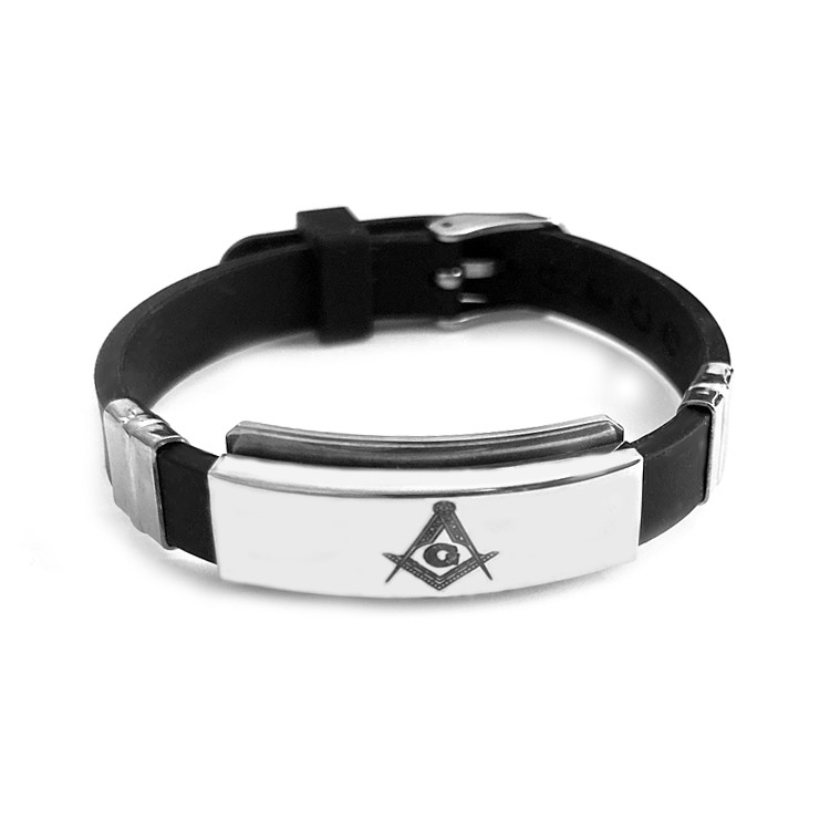 Браслет з Масонським Символом Циркуля й Кутника, фото 1