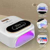 Професійна UV/LED 2в1 лампа для нігтів бокс для серилізації BQ V16, 148 Вт.