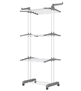 Сушарка для білизни Garment rack with wheels No K12-120 Сіра