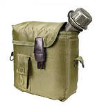 Фляга з чохлом та ременем mil-tec US 1.9 Л OLIVE (14510001).solve, фото 2