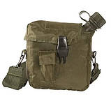 Фляга з чохлом та ременем mil-tec US 1.9 Л OLIVE (14510001).solve, фото 4
