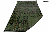 Захисний брезент Mil-Tec  2X3м. Woodland 14240020.solve, фото 3