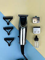 Профессиональная машинка для стрижки волос 3в1 VGR V-111, серебристый