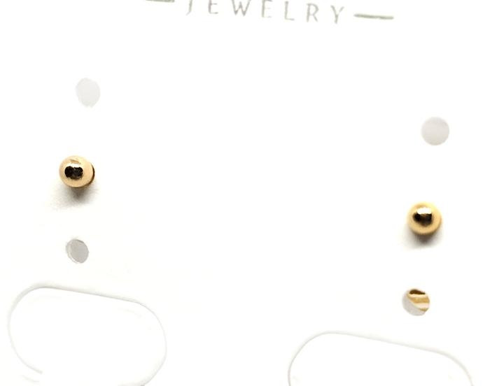 Сережки пусети золотисті XuPing, фото 1