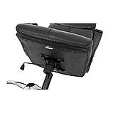 Крісло Бронкс – комплектація Хром – механізм M-1 (Tilt) – оббивка Чорна, фото 4