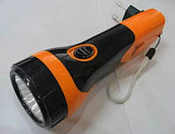 Ручной фонарь Luxury 209, 1LED, ЗУ 220V, встроенный аккумулятор, оранжевый