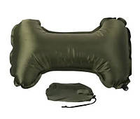 Термоподушка надувная Олива Mil-Tec NACKENSTÜTZE SELFINFL. OLIV 14416601.solve