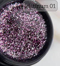 Platinum Gel by DANNY (гліттер гель) №01 8 ml