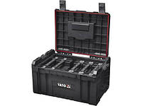 Ящик с 5 секциями для органайзеров YATO 240х 450х 320 мм, 23В для сборных модулей S12, S1 - YT-09163